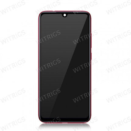 Custom Screen Replacement with Frame for Xiaomi Redmi Note 7 Red