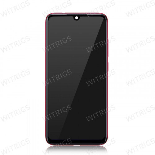 Custom Screen Replacement with Frame for Xiaomi Redmi Note 7 Red