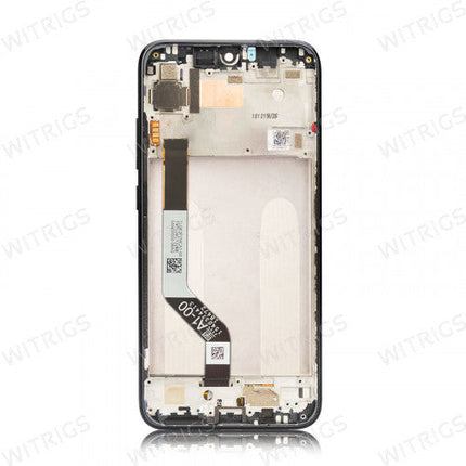 Custom Screen Replacement with Frame for Xiaomi Redmi Note 7 Black