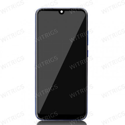 Custom Screen Replacement with Frame for Xiaomi Redmi Note 7 Blue