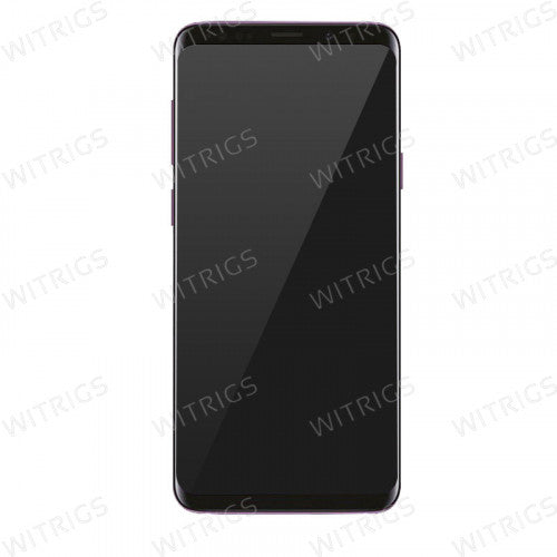 Custom Grade B Screen Replacement with Frame for Samsung Galaxy S9 Lilac Purple
