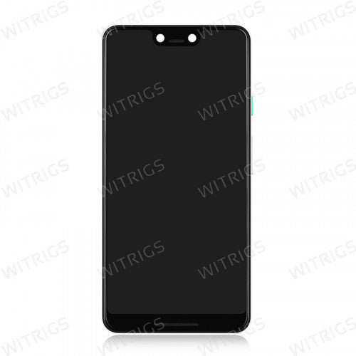 OEM Screen Replacement with Frame for Google Pixel 3 XL Clearly White.