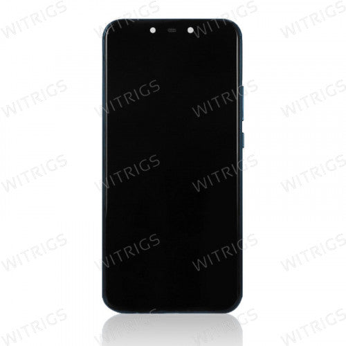 Custom Screen Replacement with Frame for Huawei Mate 20 Lite Sapphire Blue