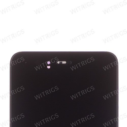 Custom Screen Replacement with Frame for Huawei P10 Graphite Black