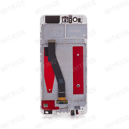 Custom Screen Replacement with Frame for Huawei P10 Mystic Silver