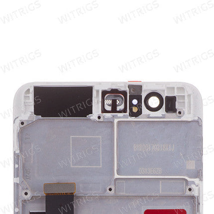 Custom Screen Replacement with Frame for Huawei P10 Mystic Silver