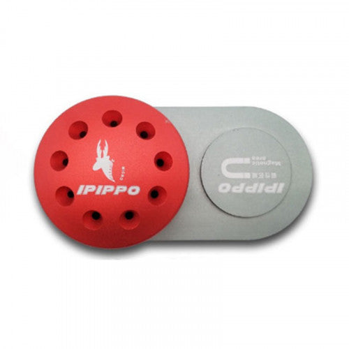 9 Holes Rotating Magnetic Screwdriver Holder Red