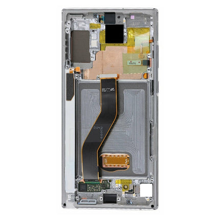 Original Screen Replacement with Frame for Samsung Galaxy Note 10 Plus Aura White