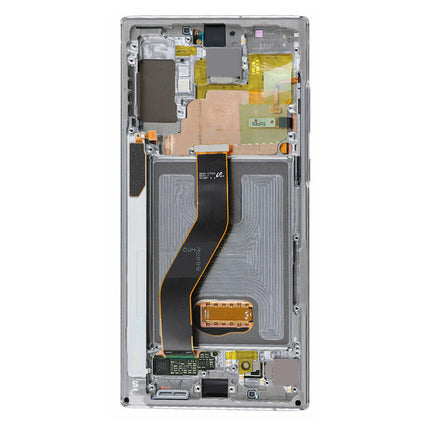 Original Screen Replacement with Frame for Samsung Galaxy Note 10 Plus Aura White