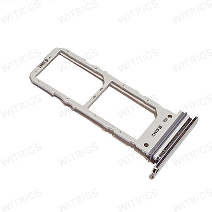OEM SIM Dual Card Tray for Samsung Galaxy Note 10 Silver