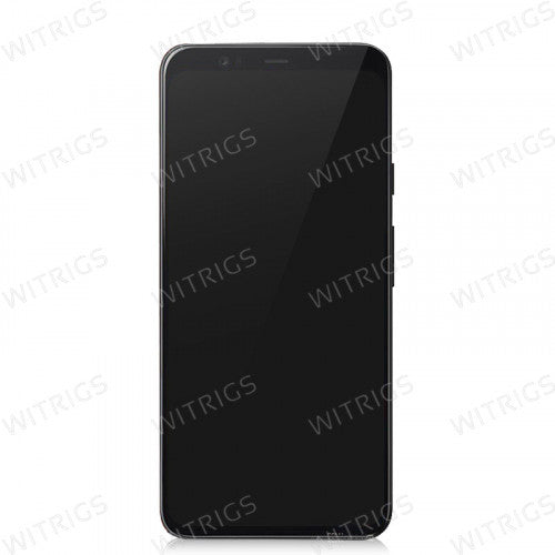 OEM Screen Replacement with Frame for Google Pixel 4 XL Black.