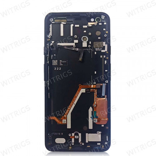 OEM Screen Replacement with Frame for Google Pixel 4 XL Black.