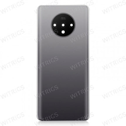 OEM Battery Cover with Camera Lens for OnePlus 7T Grey.