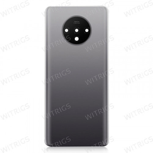 OEM Battery Cover with Camera Lens for OnePlus 7T Grey.