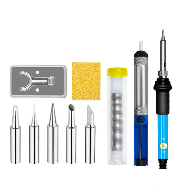60W Temperature Adjustable Soldering Iron Kit 11 pieces（US plug）