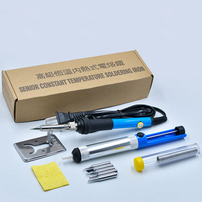 60W Temperature Adjustable Soldering Iron Kit 11 pieces（US plug）