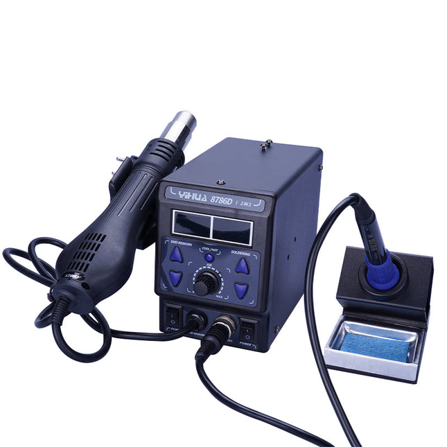 2 in 1 Heating Gun and soldering Iron station YIHUA-8786D-I (EU plug)