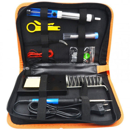 60W Temperature Adjustable Soldering Iron Kit 15 pieces（EU plug）