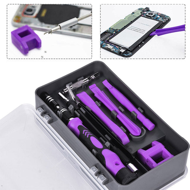 WEEKS 115 in 1 Repair Tool Kit Purple