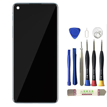 OEM Screen Replacement with Frame for OnePlus 8 Black.