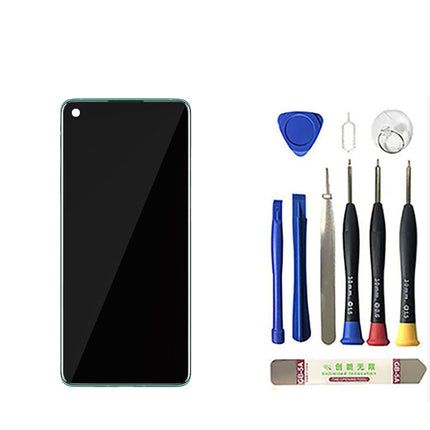 OEM Screen Replacement with Frame for OnePlus 8 Green.