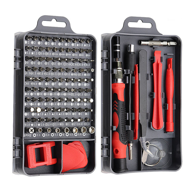 WEEKS 115 in 1 Repair Tool Kit Red