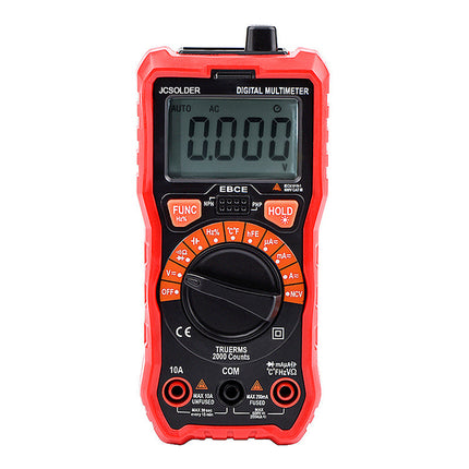 JCD Soldering Iron 80W with Digital Multimeter Kit (Red-US 110V)