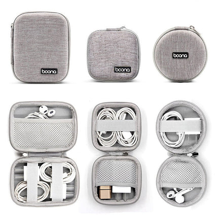 Sancore Earphone Storage Box (S-Circular-Grey)