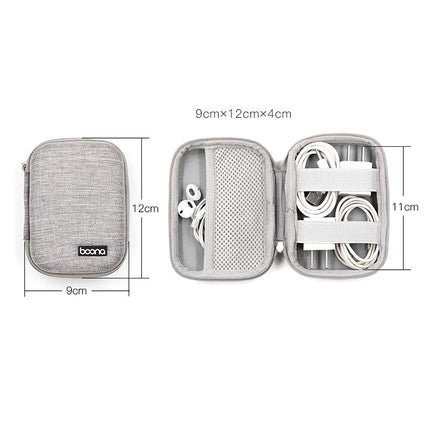 Sancore Earphone Storage Box (M-Rectangle-Black)