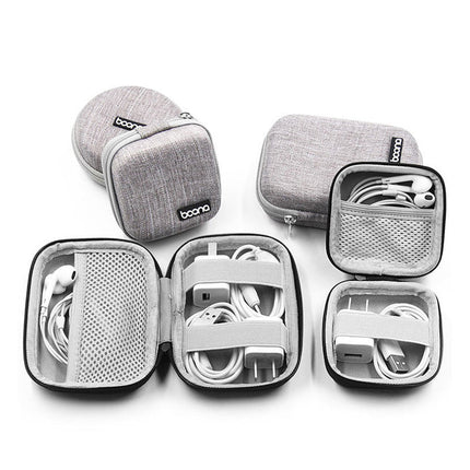 Sancore Earphone Storage Box (M-Rectangle-Black)