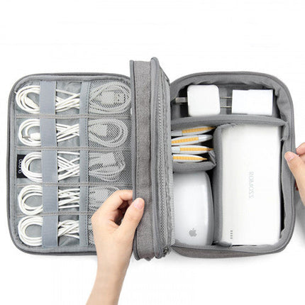 Sancore Portable Storage Bag Large Capacity (Plus Style-Grey)
