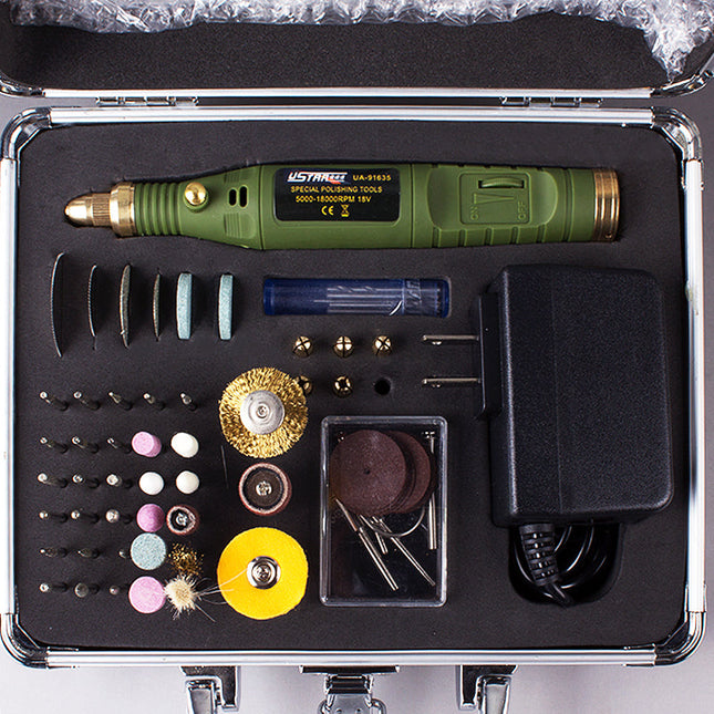 Electric Grinding Pen Engraving Tools Kits Pneumatic Tools Portable （US Plug）