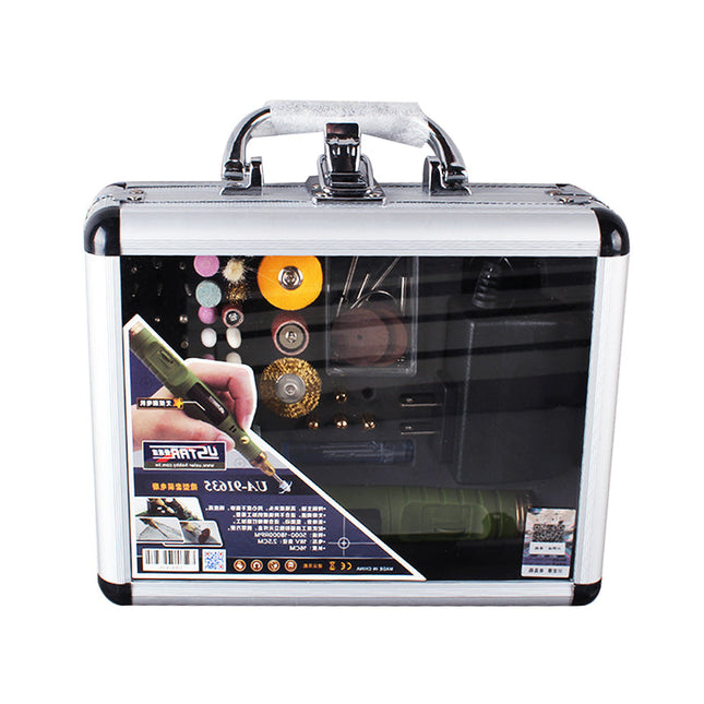Electric Grinding Pen Engraving Tools Kits Pneumatic Tools Portable （EU Plug）