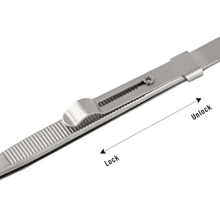 Precision Adjustable Slide Lock Anti Static Tweezers