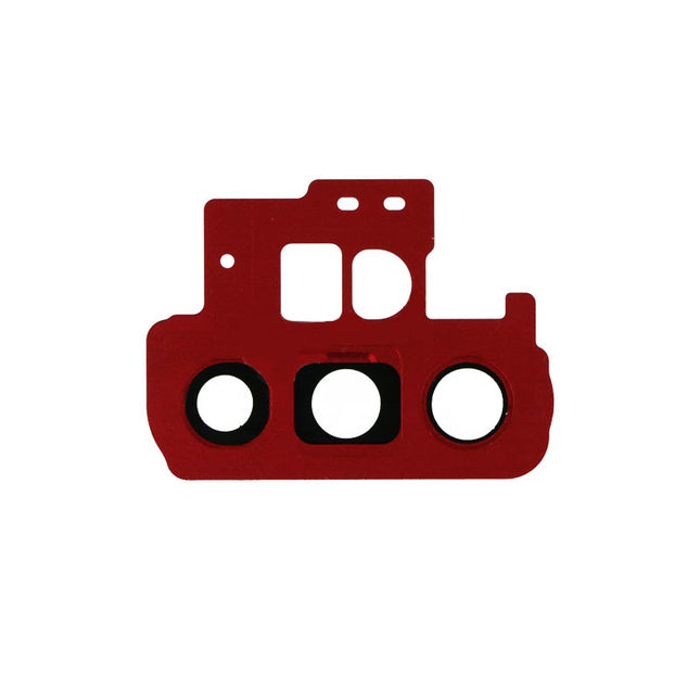 OEM Camera Cover with Glass for Samsung Galaxy Note 10 Plus Red
