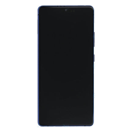 OEM Screen Replacement with Frame for Samsung Galaxy S10 Lite Blue