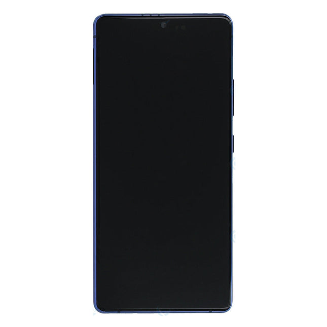 OEM Screen Replacement with Frame for Samsung Galaxy S10 Lite Blue