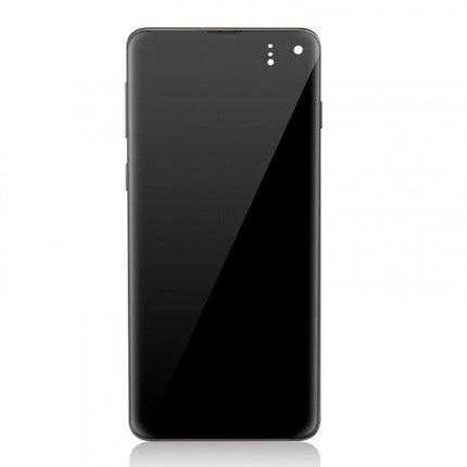 OEM Screen Replacement with Frame for Samsung Galaxy S10 Prism Black