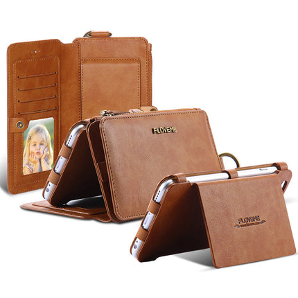 Floveme Classic Fashion Wallet Case for Samsung Galaxy Note 10 Black