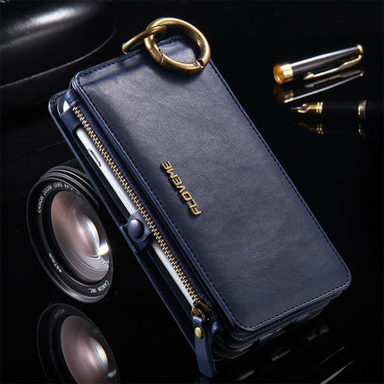 Floveme Classic Fashion Wallet Case for Samsung Galaxy Note 10 plus Blue