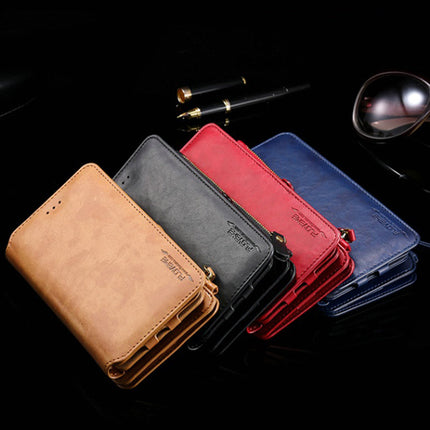 Floveme Classic Fashion Wallet Case for Samsung Galaxy Note 10 plus Blue
