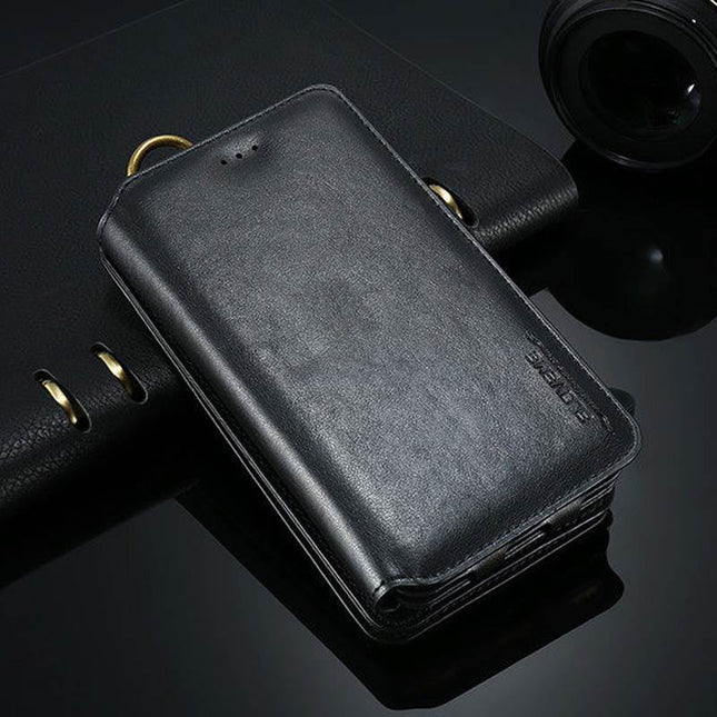 Floveme Classic Fashion Wallet Case for Samsung Galaxy Note 10 plus Black