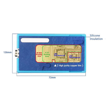 SS-T12A-X3 3 In 1 Heating Plate For iPhone X XS XS MAX