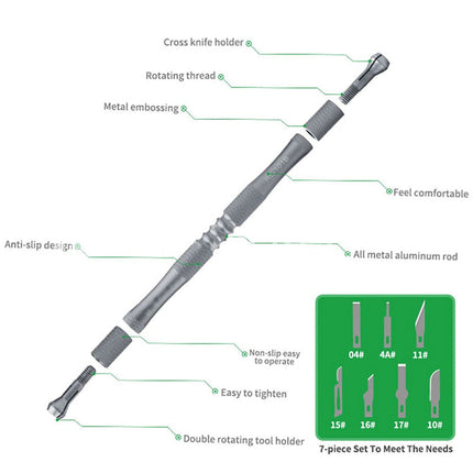 RELIFE RL-101B 8 In 1 CPU Knife Set