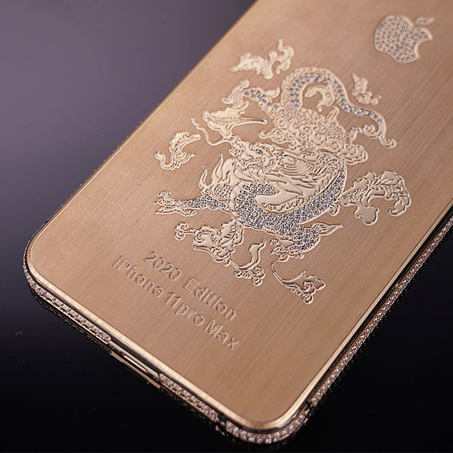 Custom Rear Housing for iPhone 11 Pro Max Sculpture Dragon