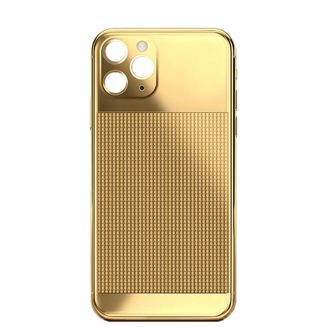 Custom Paris Nail Rear Housing for iPhone 11 Pro Max Gold