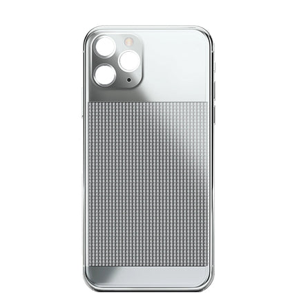 Custom Paris Nail Rear Housing for iPhone 11 Pro Max Silver