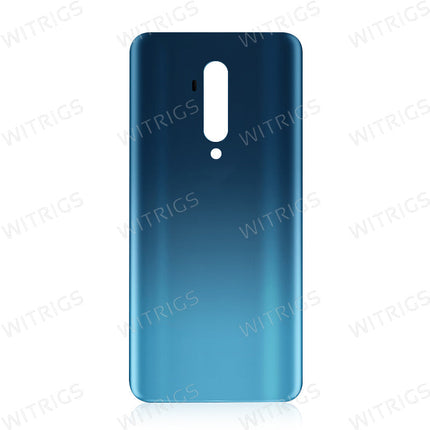 Custom Battery Cover for OnePlus 7T Pro Blue.