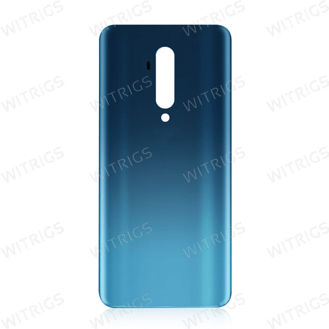 Custom Battery Cover for OnePlus 7T Pro Blue.