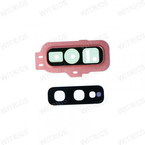 OEM Camera Cover with Glass for Samsung Galaxy S10e Pink